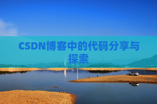 CSDN博客中的代码分享与探索